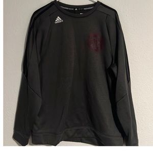 Gray Aggies crew L ADIDAS